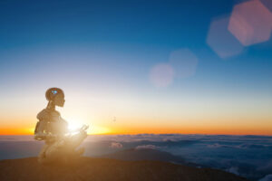 deep learning meditating robot