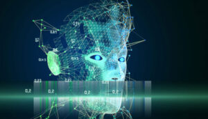 3d wireframe head