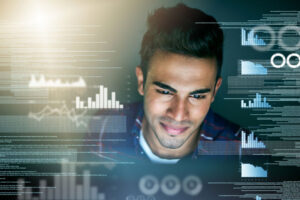programmer smiling