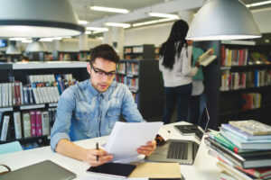 reading in the libarary