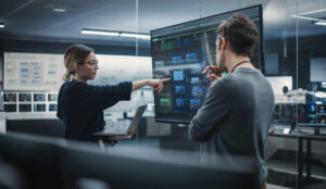 software developing meeting