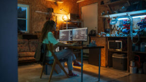 writing code from home