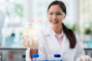 scientist in bio laboratory
