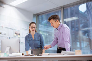 colleagues in office