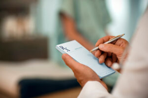 writing script for patient