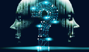 question mark and ai